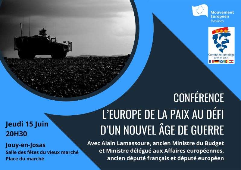 Conférence le 15 juin 2023 – Alain Lamasour à Jouy-en-Josas